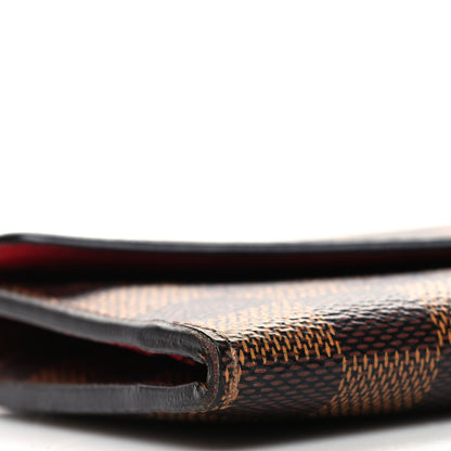 Louis Vuitton Damier Ebene Josephine Wallet Red 11 of 13