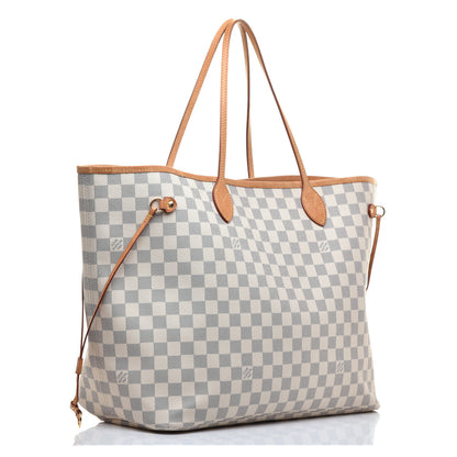 Louis Vuitton Damier Azur Neo Neverfull GM Rose Ballerine 3 of 8