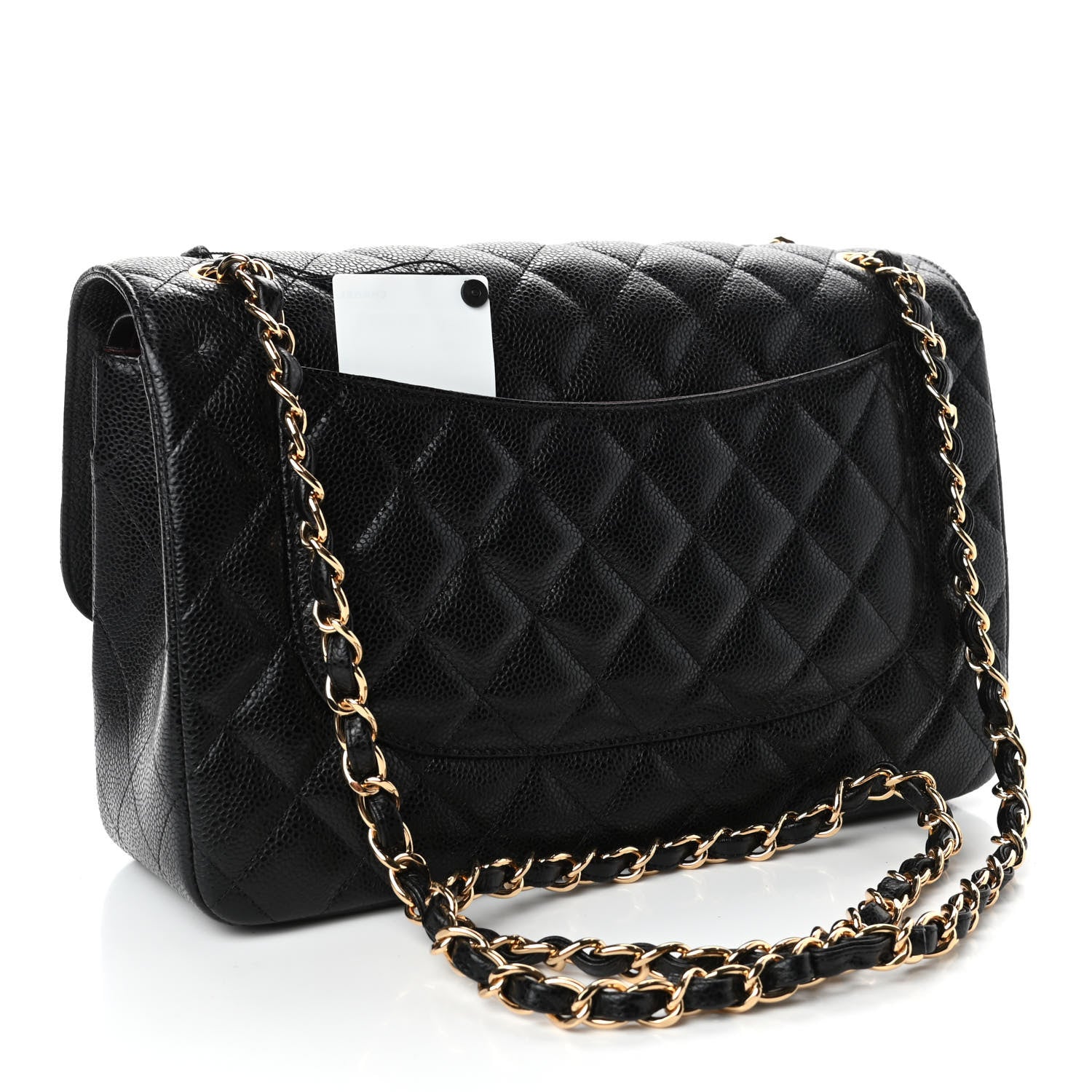 Chanel Caviar Quilted Jumbo Double Flap Black 2 of 4