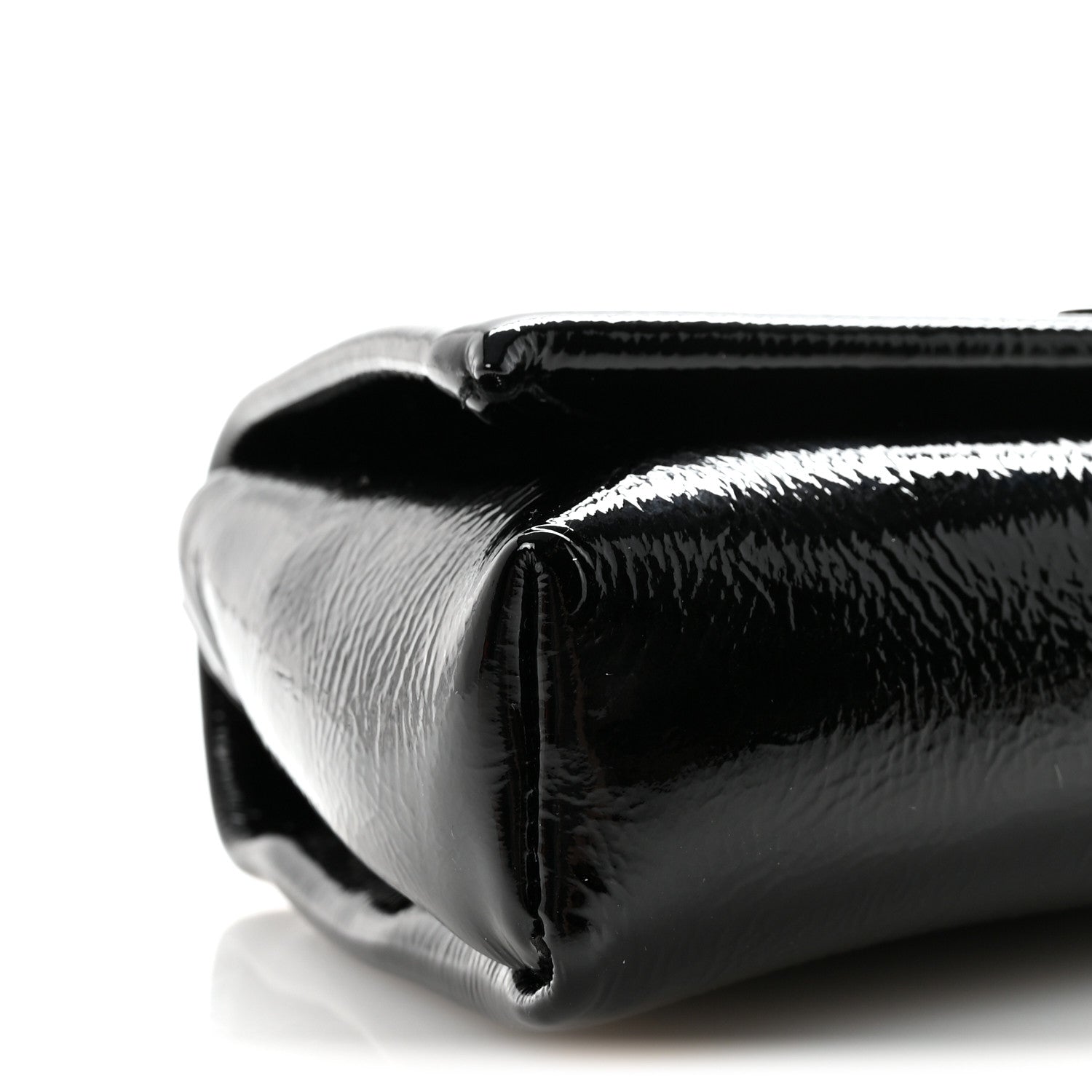 Christian Louboutin Naplak Patent Calfskin Monochrome Loubi54 Shoulder Bag Zaffiro 9 of 11
