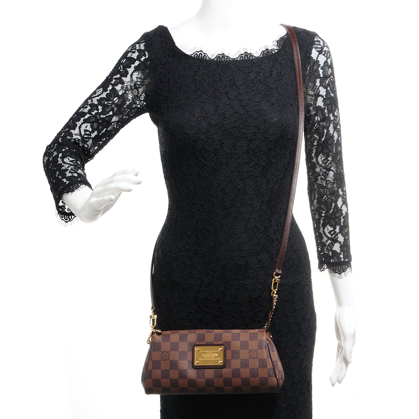 Damier Ebene Eva Clutch