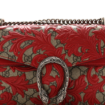 Gucci GG Supreme Monogram Arabesque Small Dionysus Shoulder Bag Hibiscus Red 9 of 13