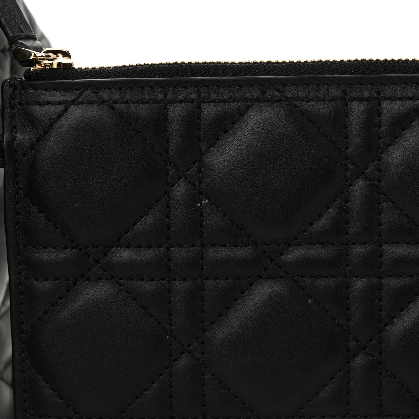 Calfskin Macrocannage Large Toujours  Black