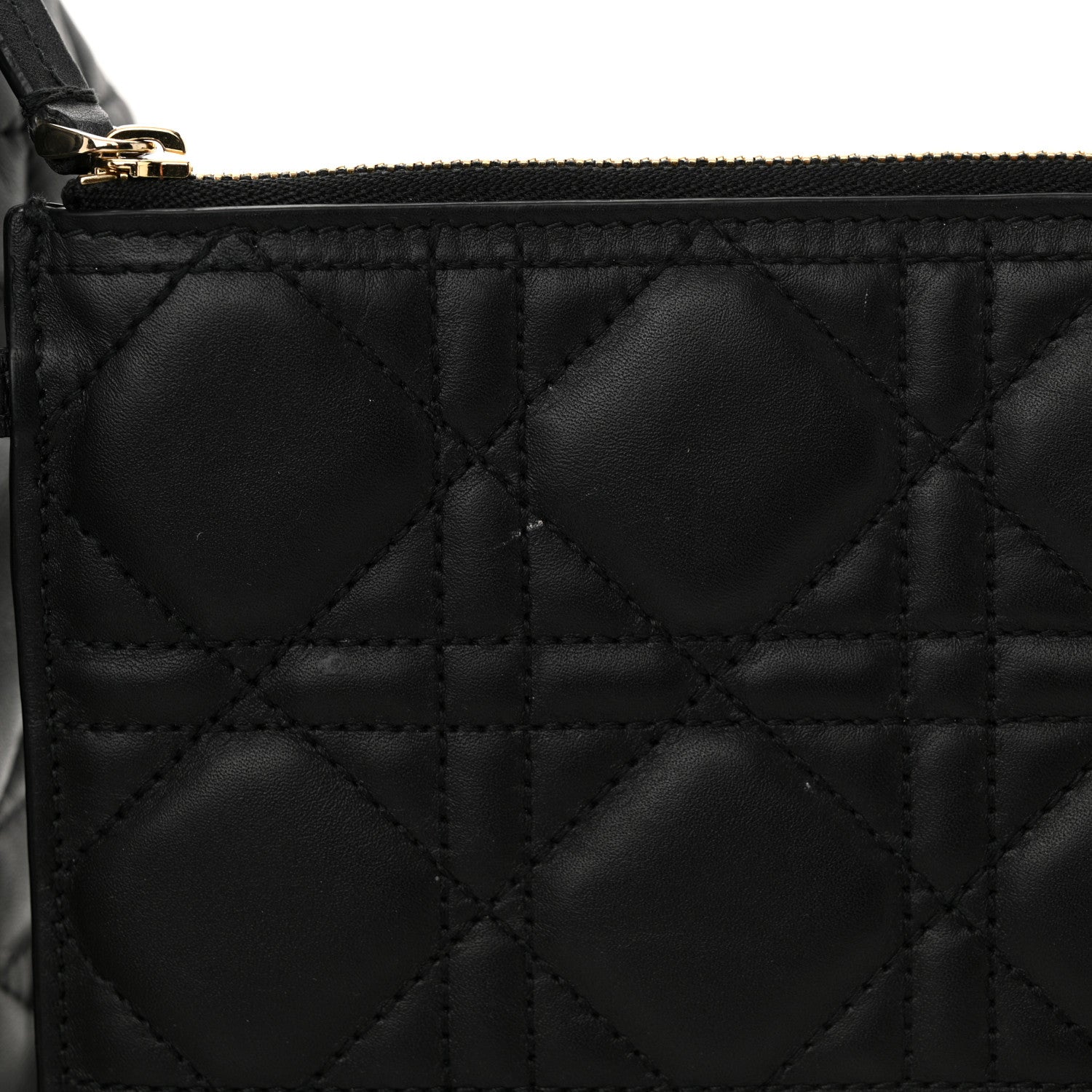 Christian Dior Calfskin Macrocannage Large Toujours  Black 11 of 15
