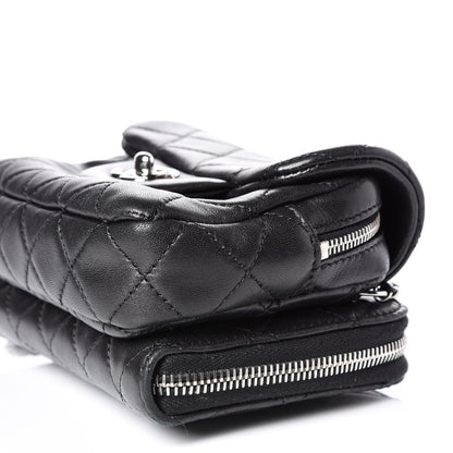 Chanel Lambskin Quilted New Mini Flap Black 9 of 11