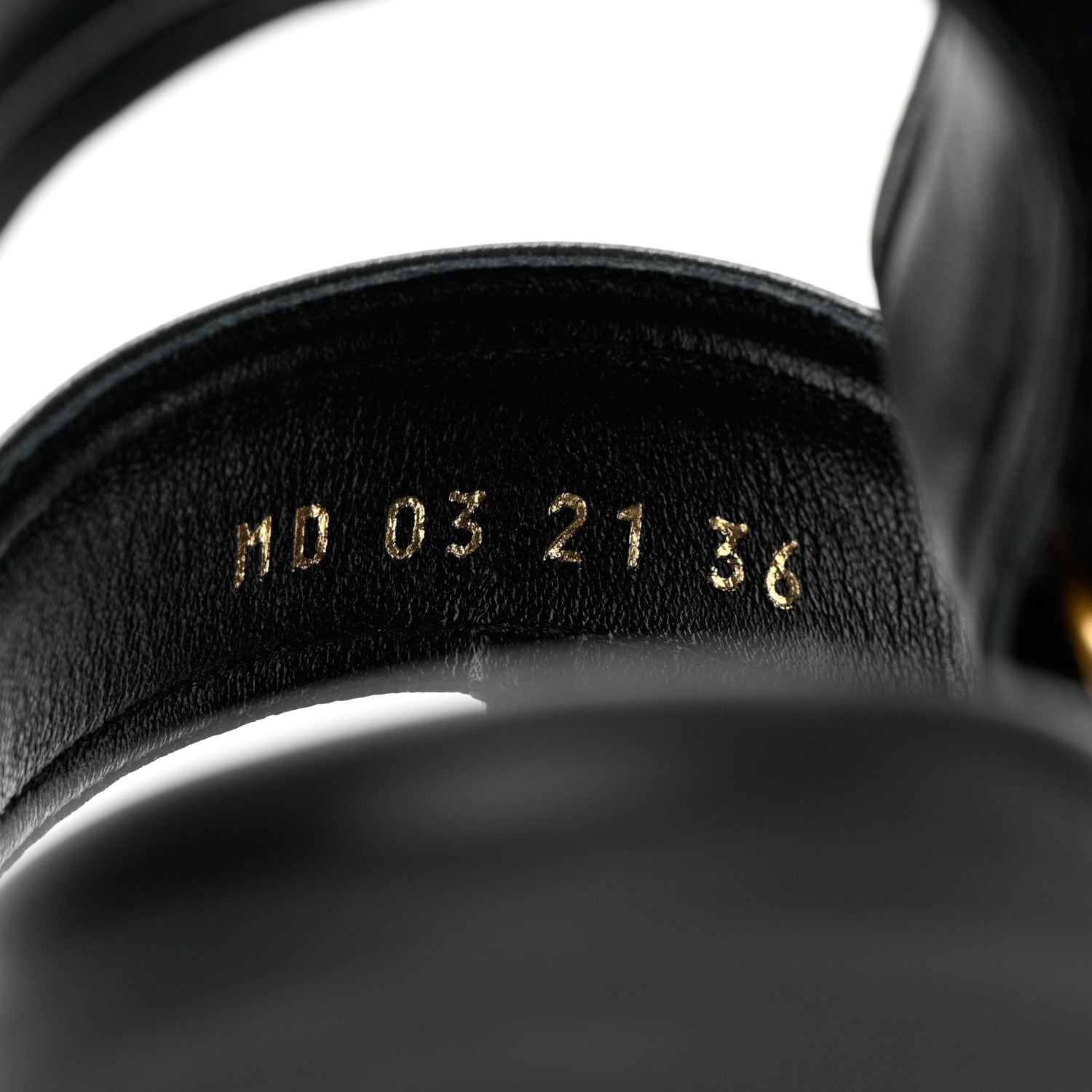 Christian Dior Lambskin Dior Ocean Flat Slingback Sandals 36 Black 6 of 11