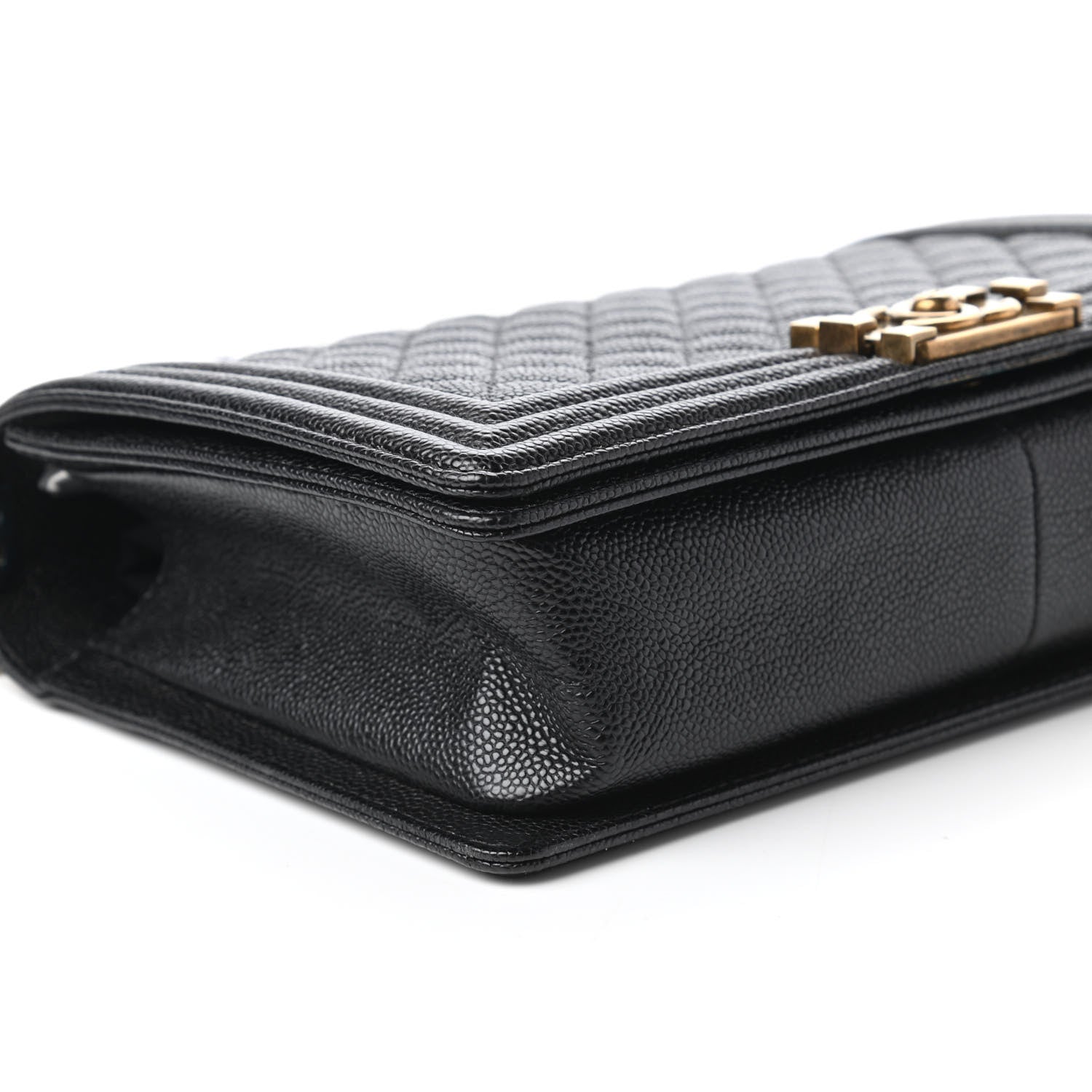 Chanel Caviar Quilted New Medium Boy Flap Black 7 of 13