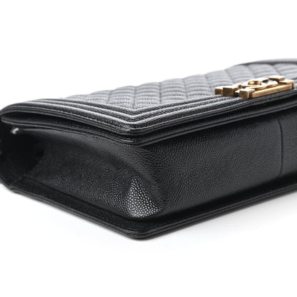 Chanel Caviar Quilted New Medium Boy Flap Black 7 of 13