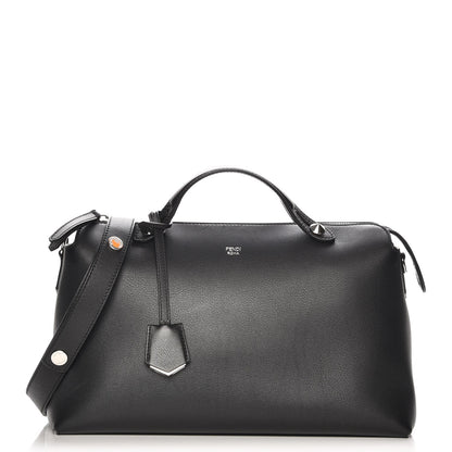 Fendi Vitello Dolce Large By The Way Boston Bag Black 1 of 7