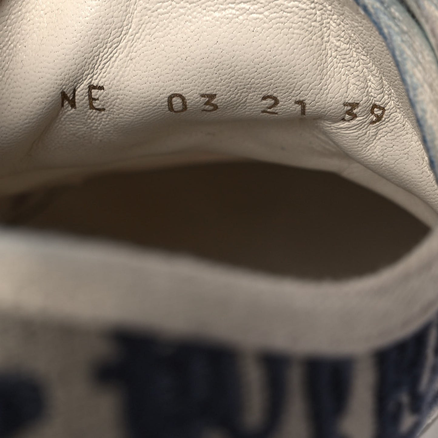 Canvas Oblique Walk'N'Dior Low Top Sneakers 39 Deep Blue
