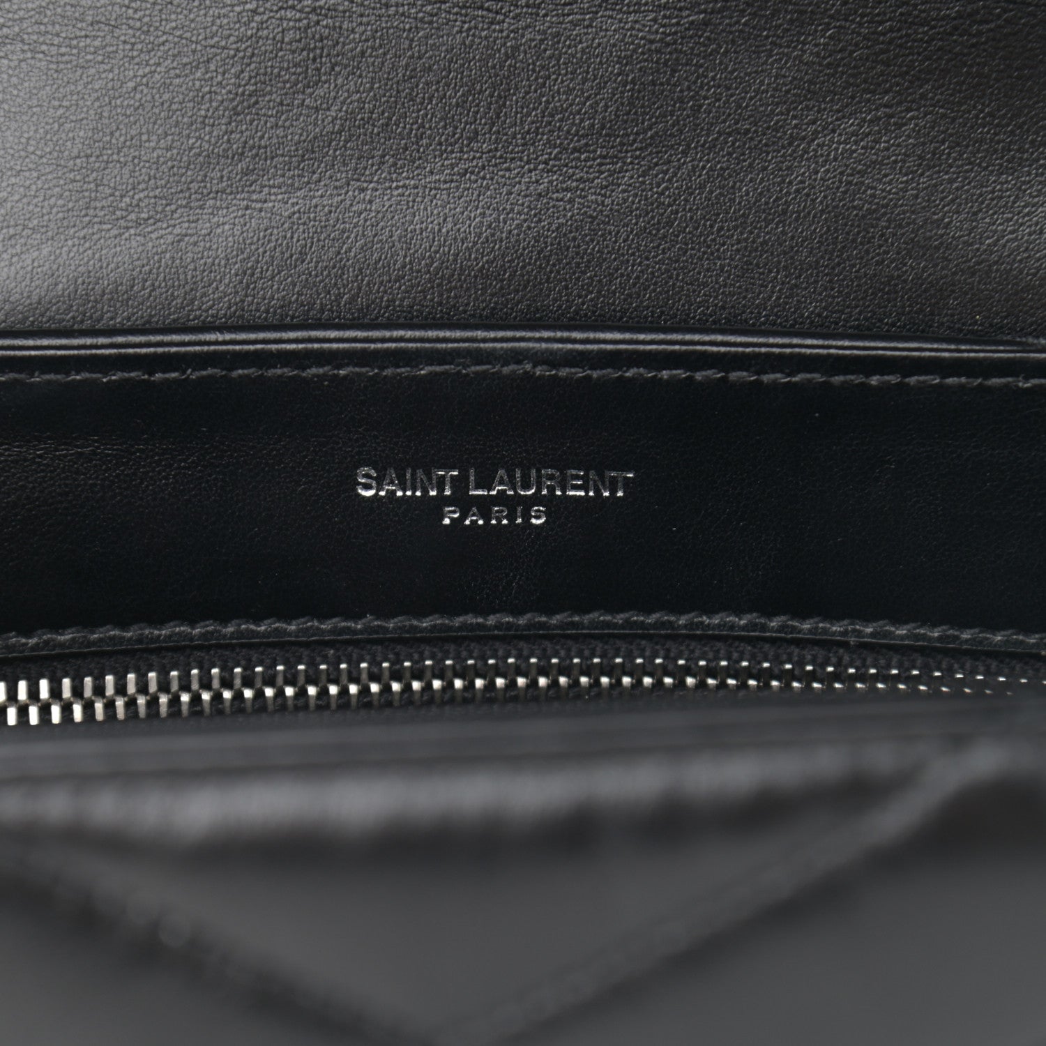 Saint Laurent Calfskin Y Quilted Monogram Toy Loulou Crossbody Bag Black 9 of 12