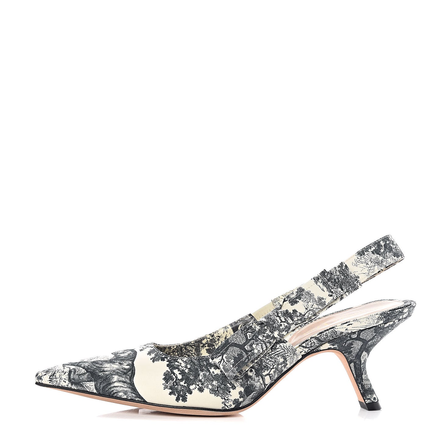 Toile De Jouy Sweet D Slingback Pumps 39 Off White Black