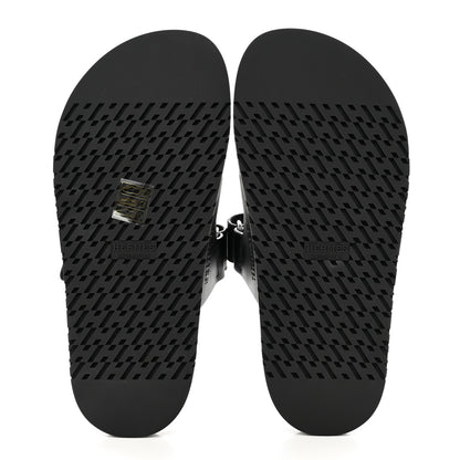 Hermes Calfskin Womens Chypre Sandals 36 Black 5 of 8