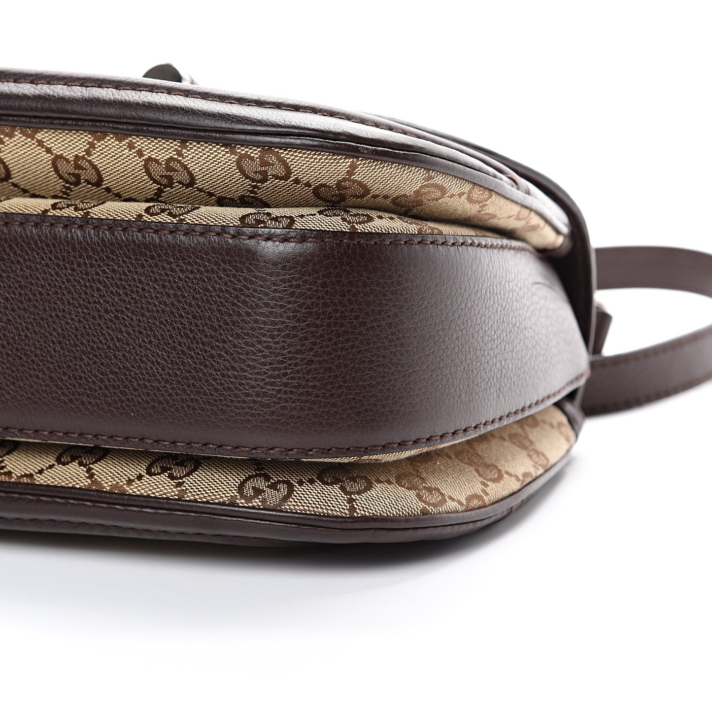 Monogram Medium New Bamboo Top Handle Bag Dark Brown