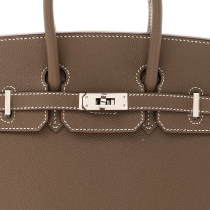Hermes Epsom Birkin Sellier 25 Etoupe 8 of 11