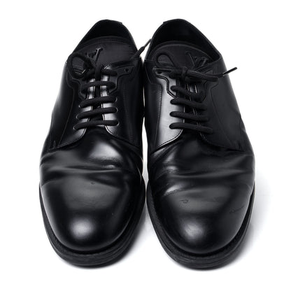 Louis Vuitton Calfskin Mens Formal Derby Shoes 8 Black 5 of 10