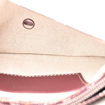 Goyard Goyardine Plumet Wallet Clutch Burgundy 5 of 10