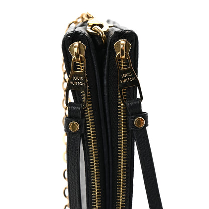 Louis Vuitton Empreinte Double Zip Pochette Black 14 of 16