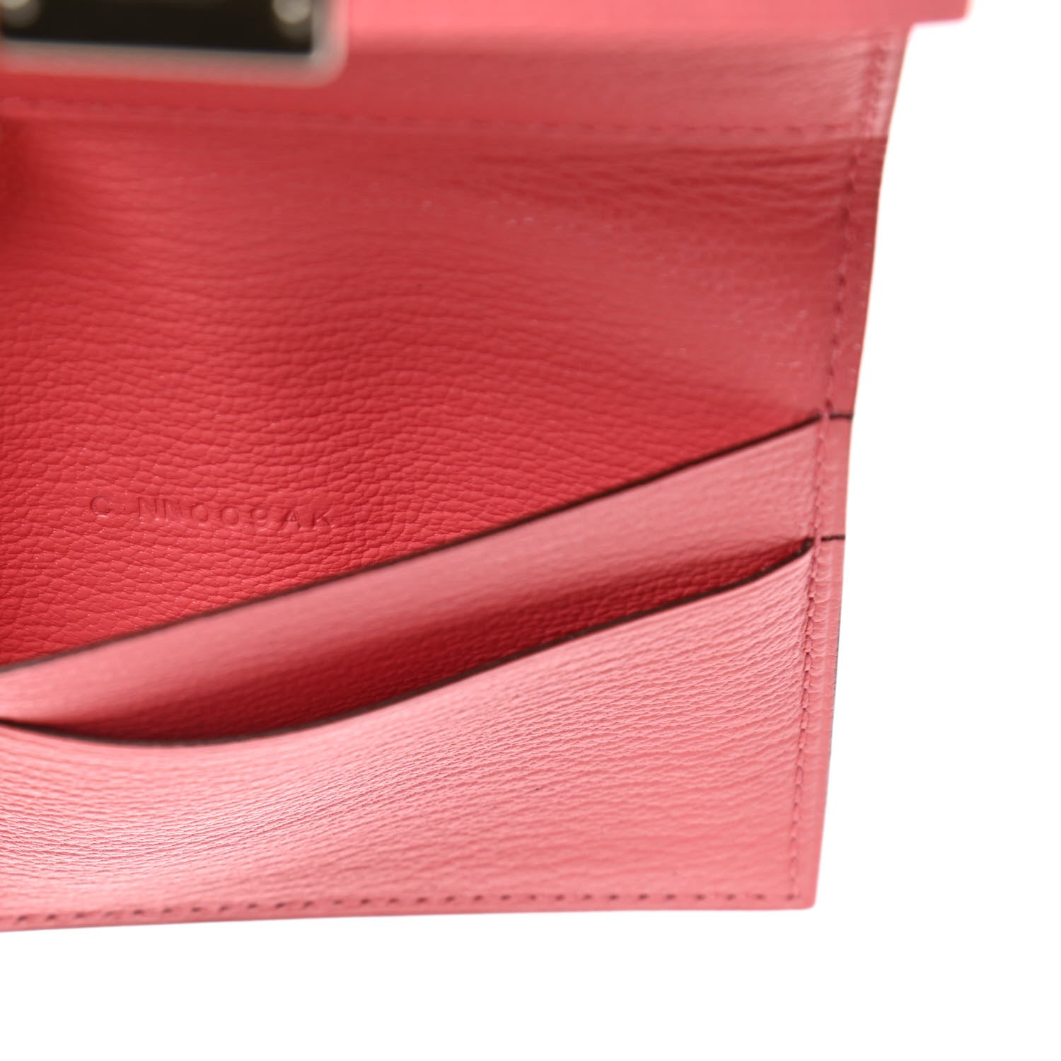 Hermes Chevre Mysore Mini Clic Card Holder Rose D'Ete 8 of 14