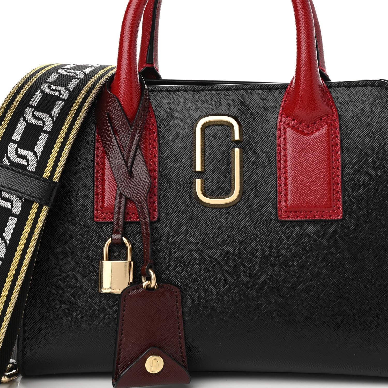 Marc Jacobs Saffiano Little Big Shot Tote Black 8 of 11