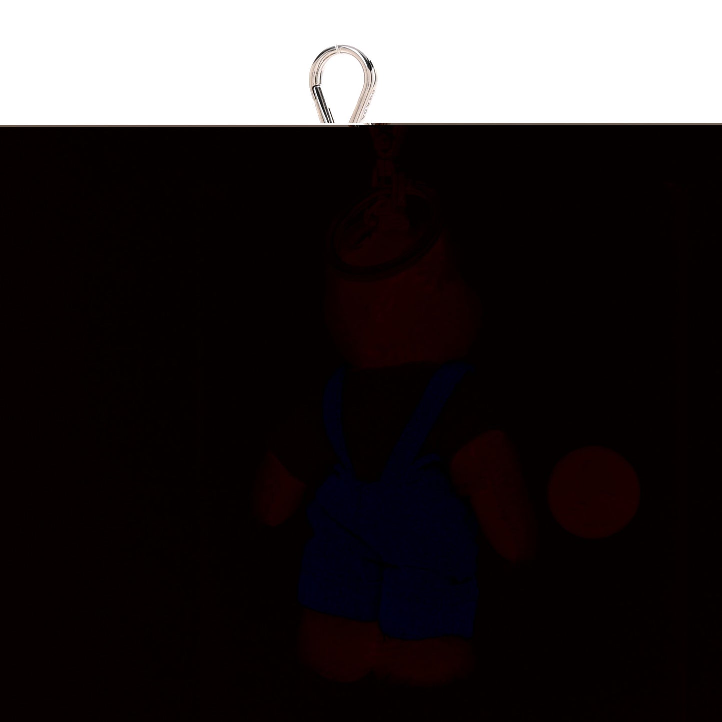 Trick Teddy Bear Keychain Charm