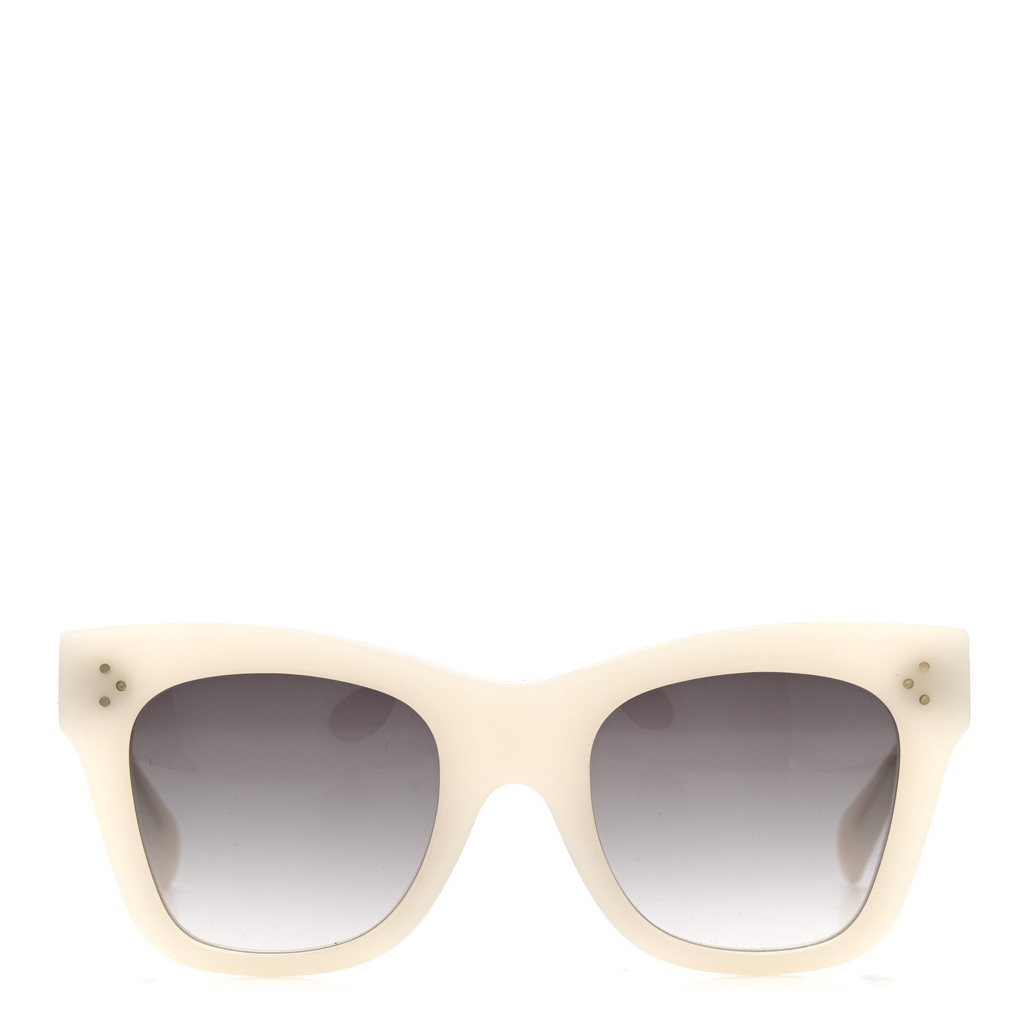 Celine Acetate Cat Eye Sunglasses CL4004IN White 2 of 7