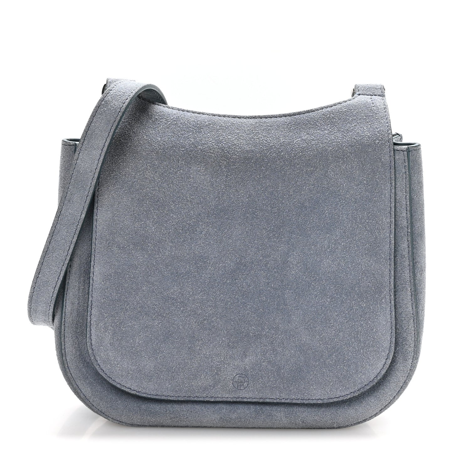 Suede Hunting Bag 9 Topaz Blue