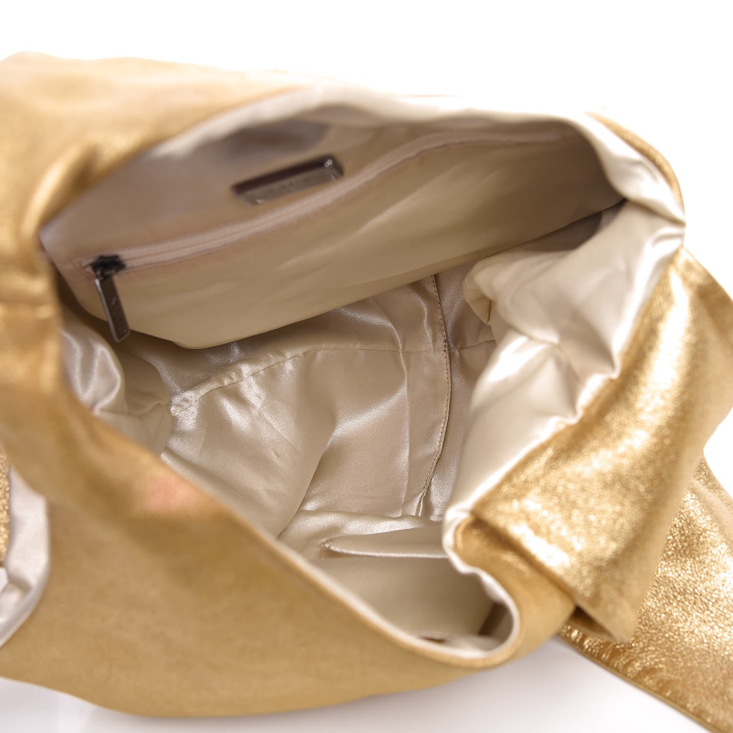 Chanel Metallic Lambskin Knot Hobo Gold 5 of 7