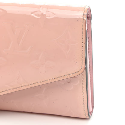 Louis Vuitton Vernis Sarah Wallet NM Rose Ballerine 7 of 11