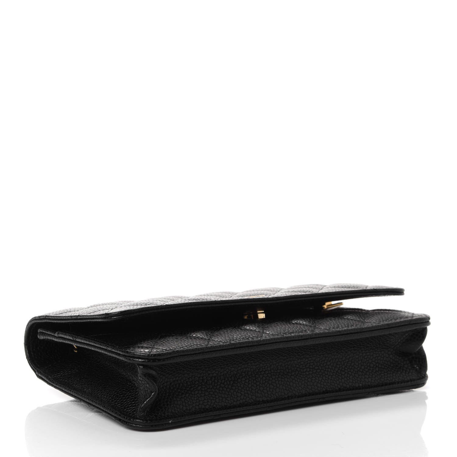Chanel Caviar Quilted Wallet On Chain WOC Black 3 of 4