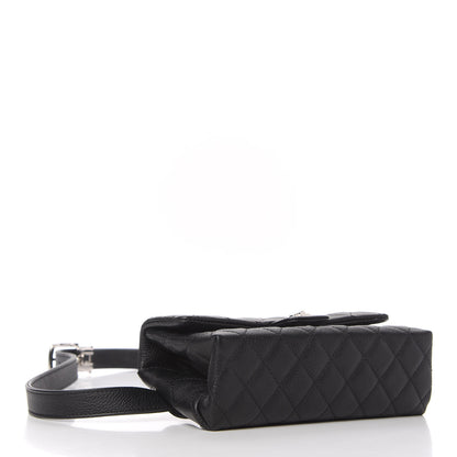 Chanel Grained Calfskin Quilted 2.55 Reissue Flap Belt Bag Clutch Black 4 of 10