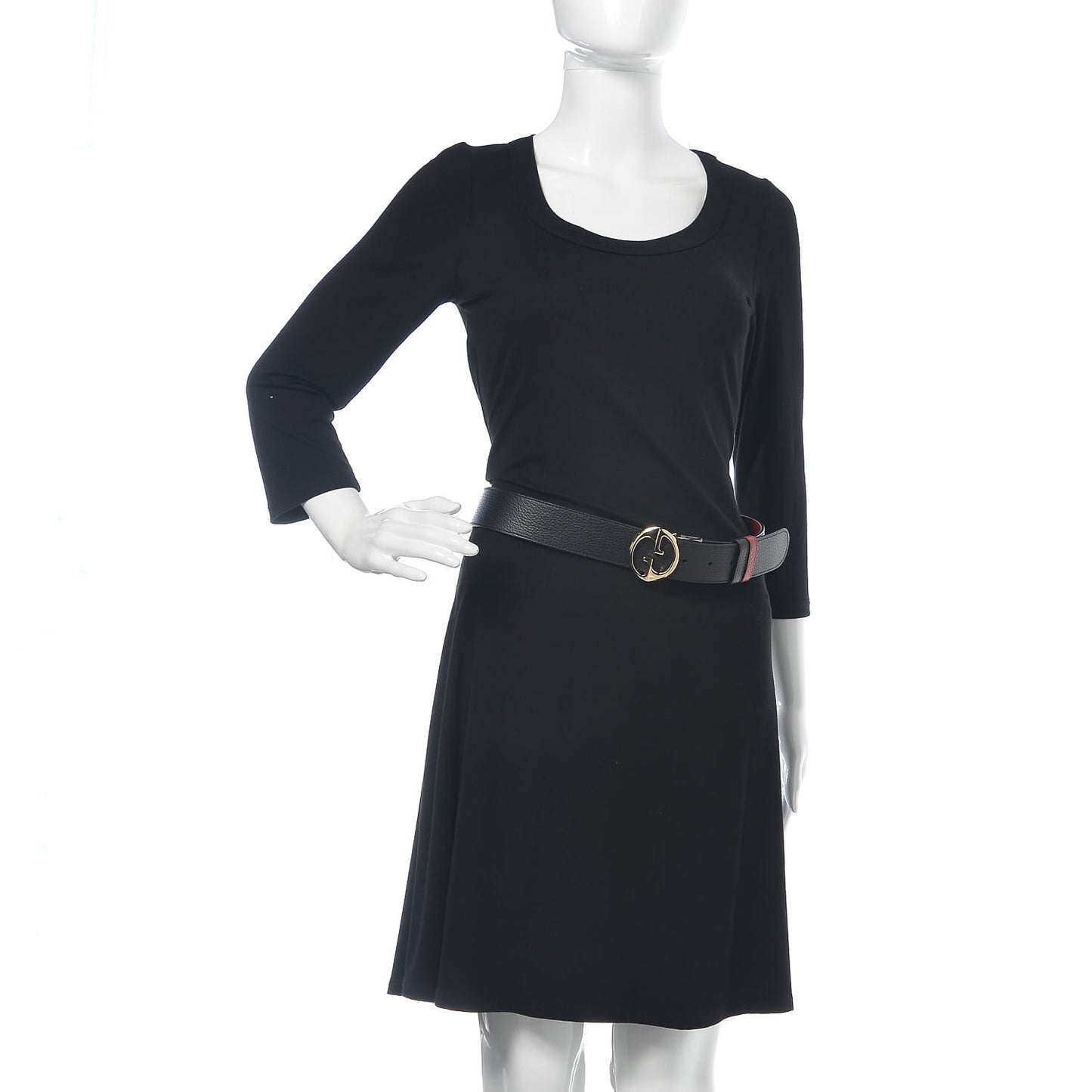 Calfskin 1973 Reversible Belt 95 38 Black Red