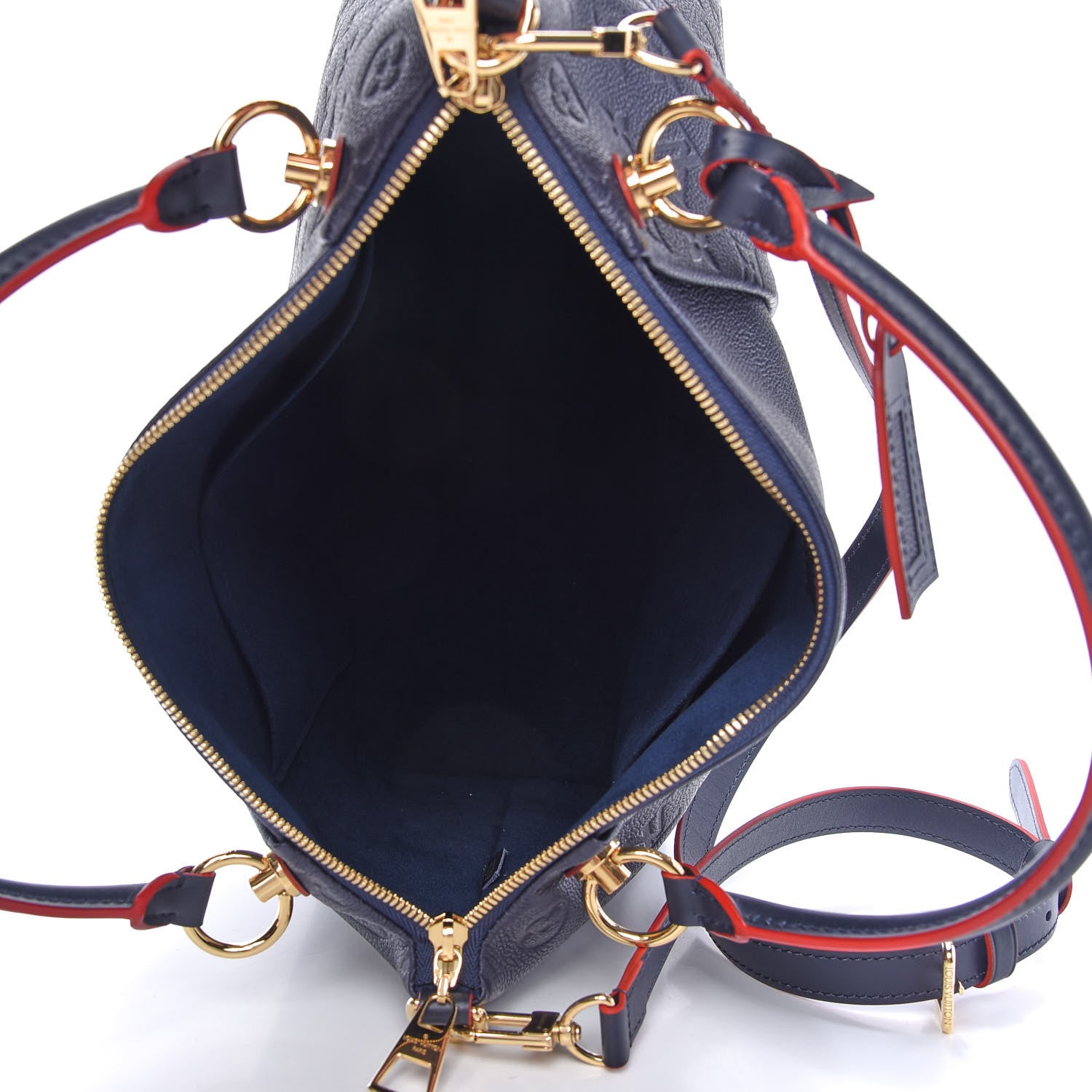 Louis Vuitton Empreinte V Tote MM Marine Rouge 5 of 9