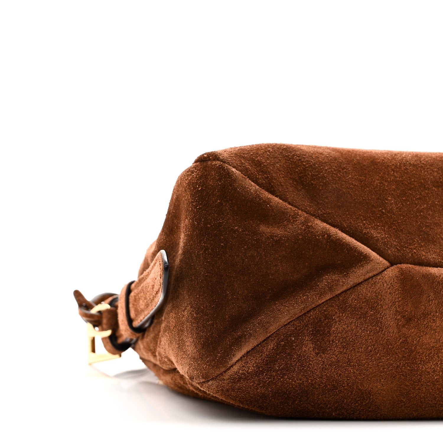 Prada Scamosciato Suede Medium Aimee Shoulder Bag Cacao 9 of 10