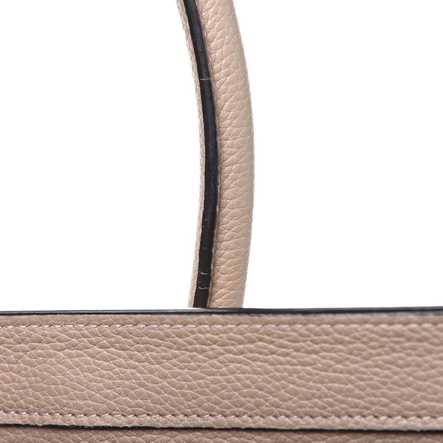 Drummed Calfskin Mini Luggage Dune