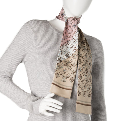 Louis Vuitton Silk Monogram Rainbow Giant Bandeau Beige 2 of 4