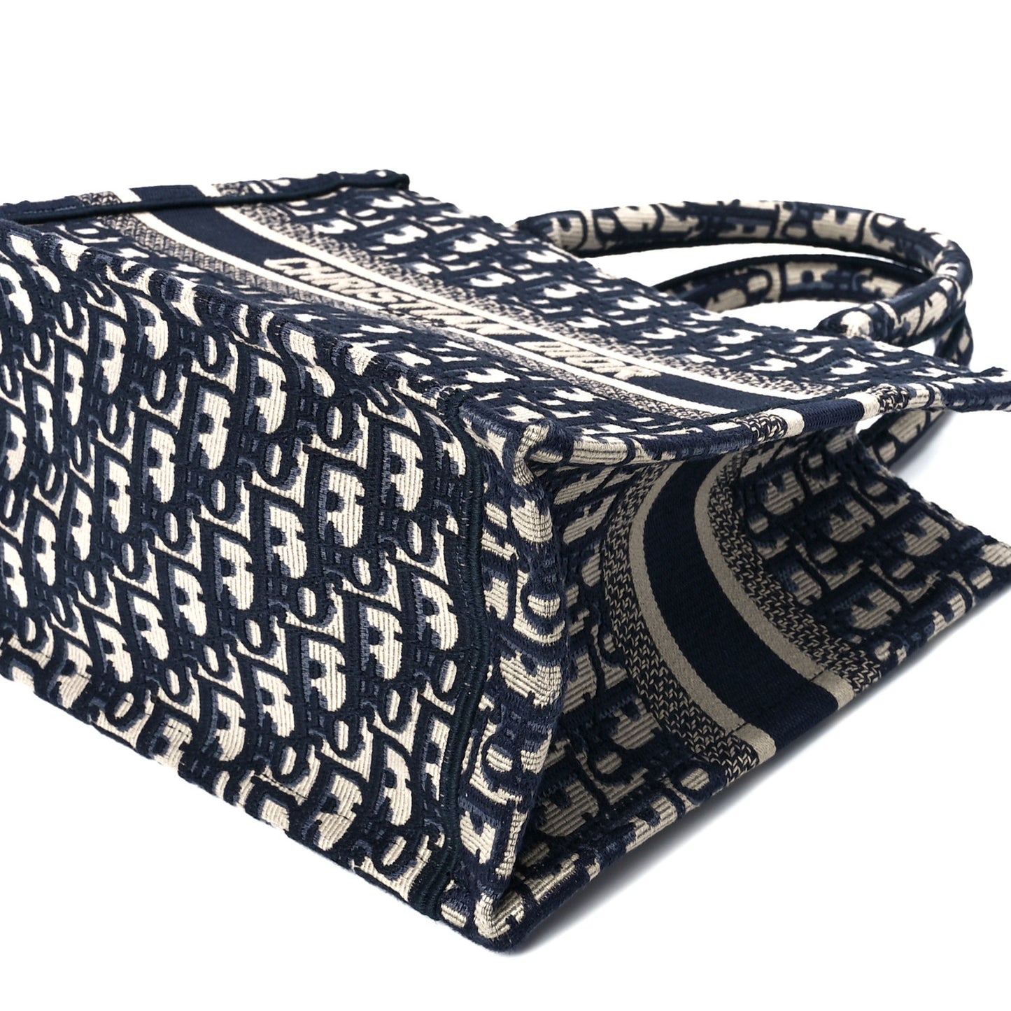 Oblique Small Book Tote Blue Multicolor