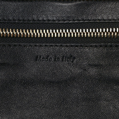 Celine Twill Smooth Calfskin Houndstooth Mini Luggage Dune Black 7 of 12