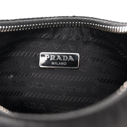 Prada Tessuto Nylon Saffiano Mini Re-Edition 2005 Bag Black 8 of 11