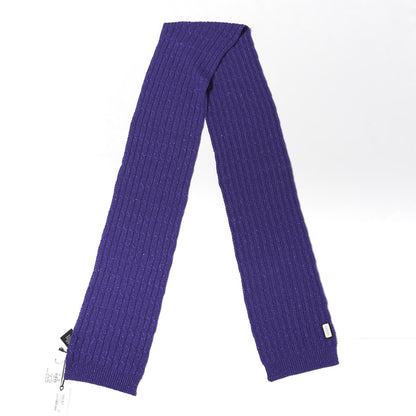 Gucci Wool Knit Shine Reg Scarf Parma Violet Dark Purple 2 of 4
