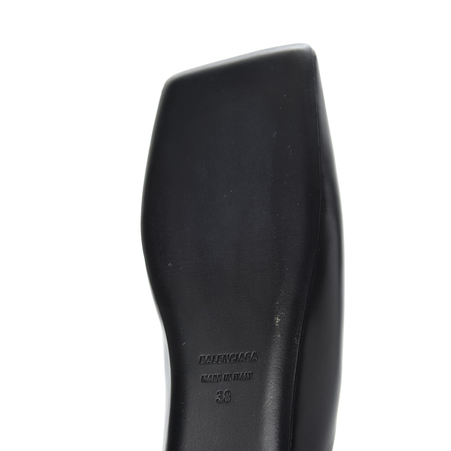 Balenciaga Soft Calfskin Double Square BB 5mm Mules 38 Black 16 of 18