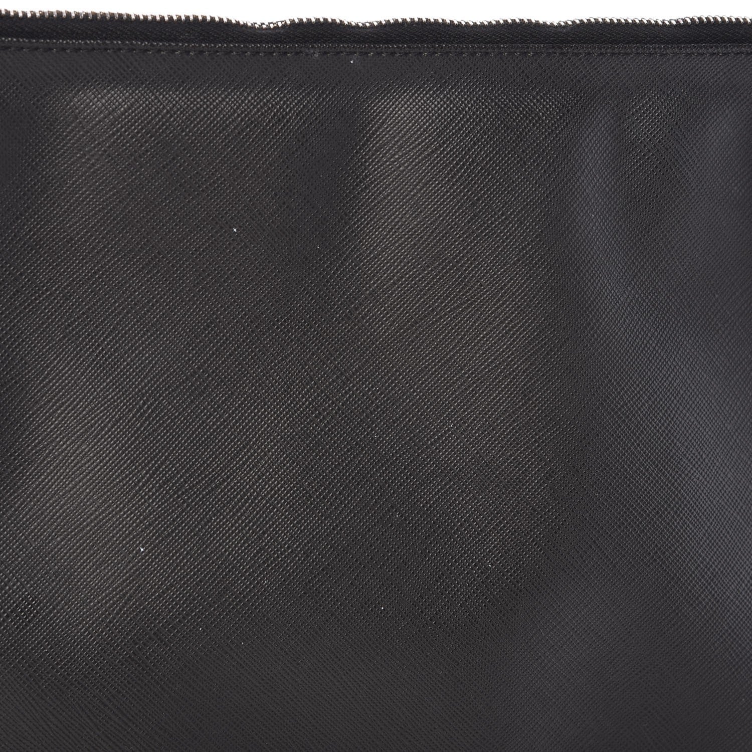 Givenchy Textured Coated Canvas Bambi Print Medium Cosmetic Pouch Black 9 of 10