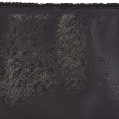 Givenchy Textured Coated Canvas Bambi Print Medium Cosmetic Pouch Black 9 of 10