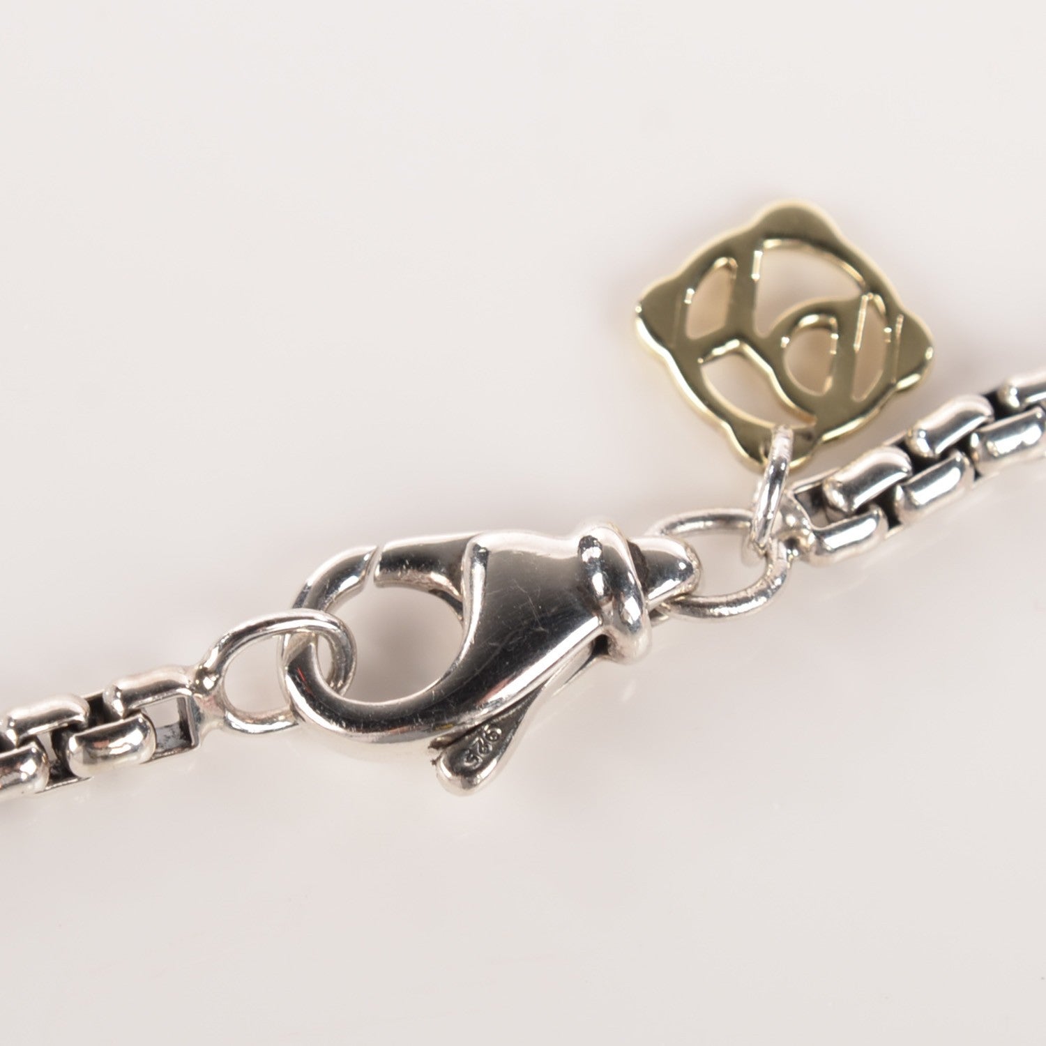 David Yurman Sterling Silver Diamond 27mm Cable Collectibles Initial R Charm Necklace 5 of 6