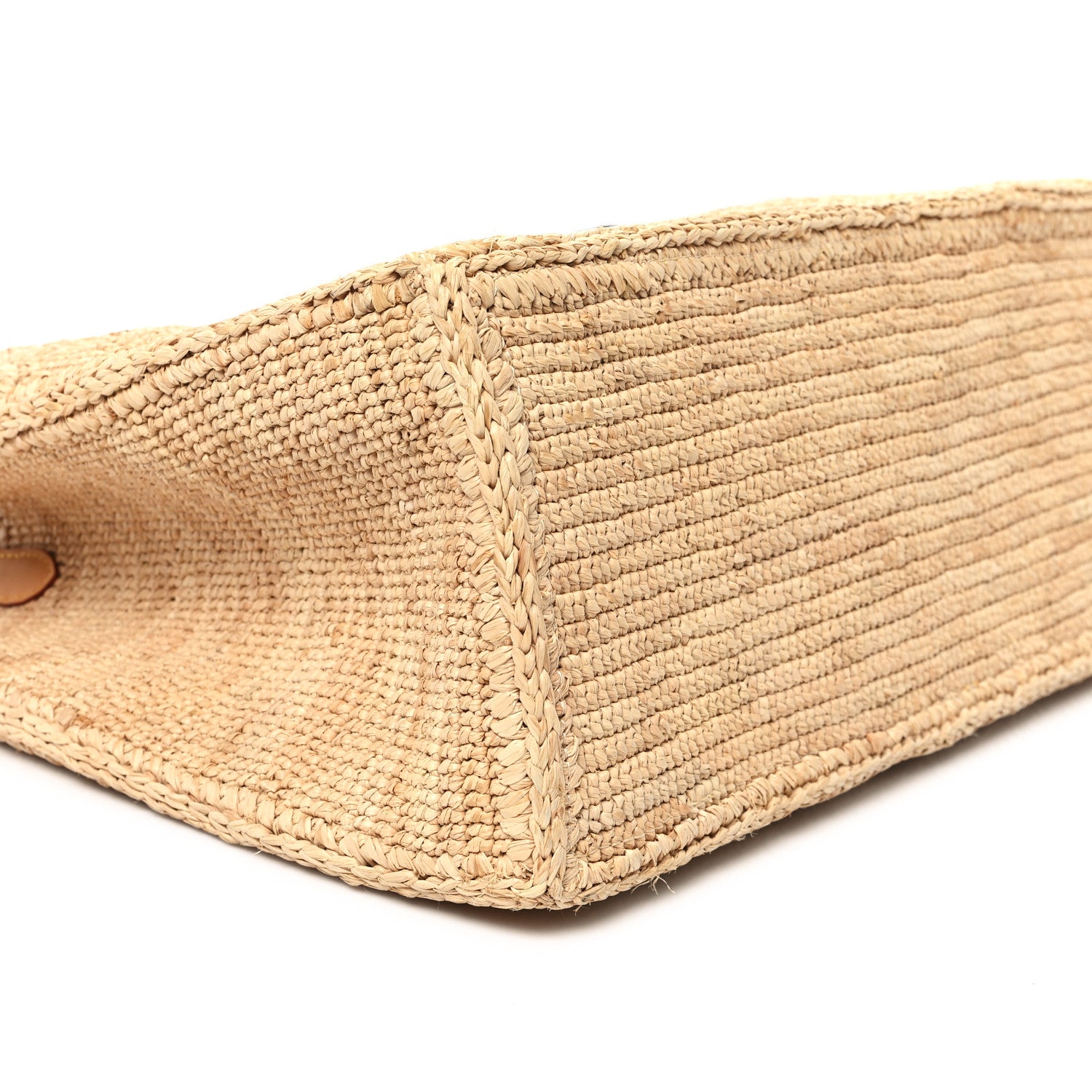 Louis Vuitton Damier Raffia Summer Shopper Tote MM Natural Beige 9 of 12