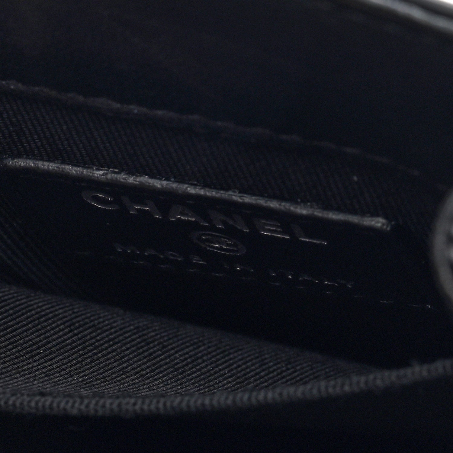 Chanel Patent CC Phone Holder Crossbody Black 6 of 10