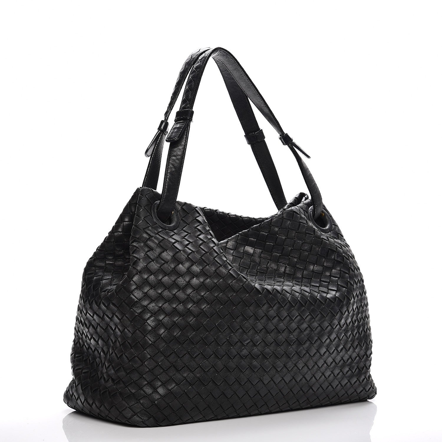 Bottega Veneta Nappa Intrecciato Medium Garda Bag Black 8 of 15