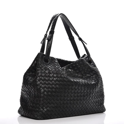 Bottega Veneta Nappa Intrecciato Medium Garda Bag Black 8 of 15