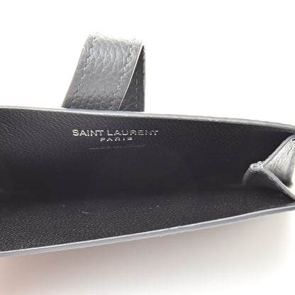 Saint Laurent Grained Calfskin Sac De Jour Souple Card Case Grey 5 of 7