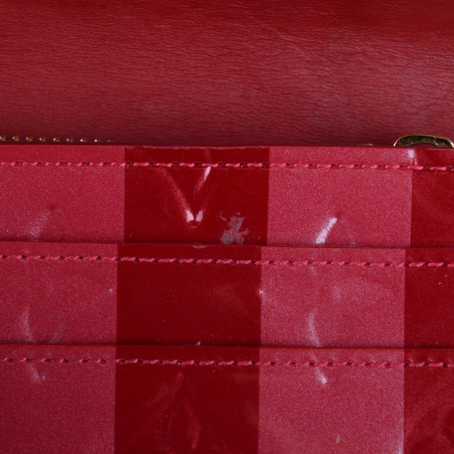 Louis Vuitton Vernis Rayures Sarah Wallet Pomme D'Amour 6 of 11
